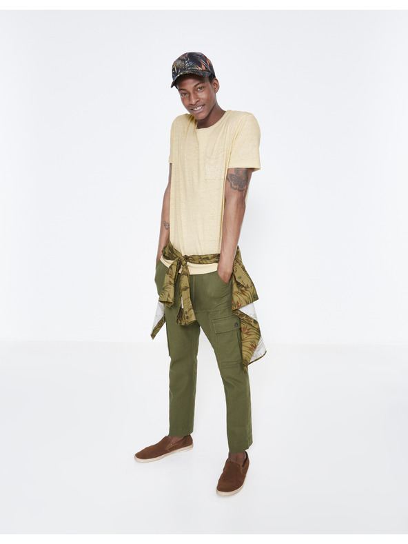 Celio Celio Loking Kaki muške hlače