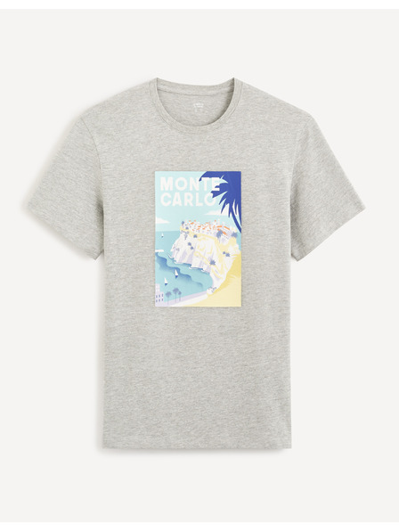 Celio Celio Cevinta Monte Carlo siva pamučna majica