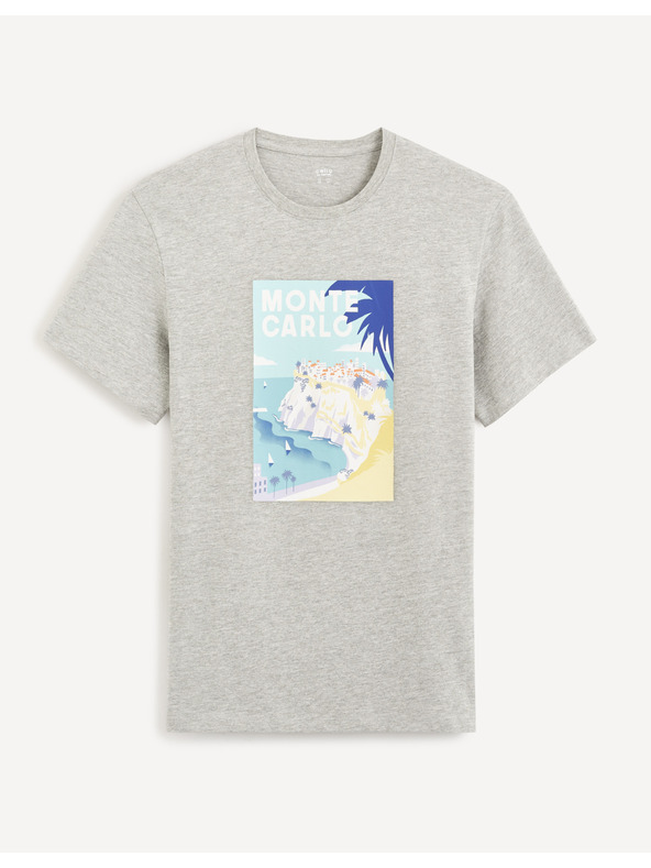 Celio Celio Cevinta Monte Carlo siva pamučna majica
