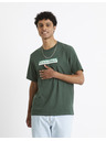 Celio Tamnozelena muška majica kratkih rukava Celio Cefasto
