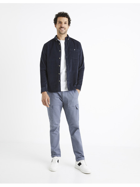 Celio Celio Carduroys tamnoplava košulja od samta za muškarce