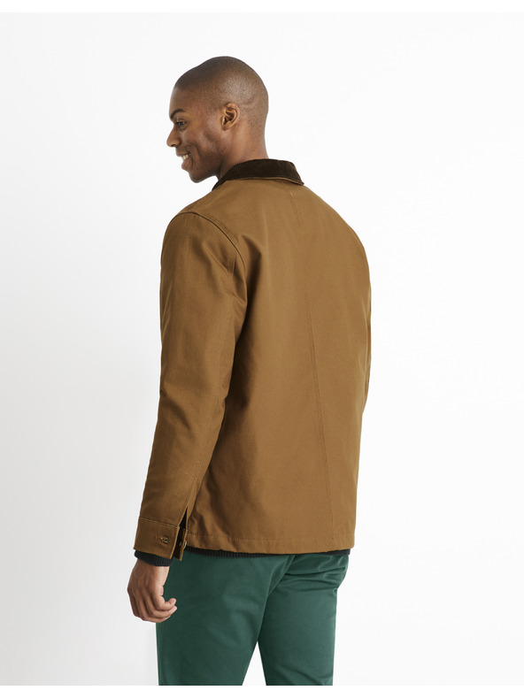 Celio Smeđa muška svijetla jakna Celio Cucanvas