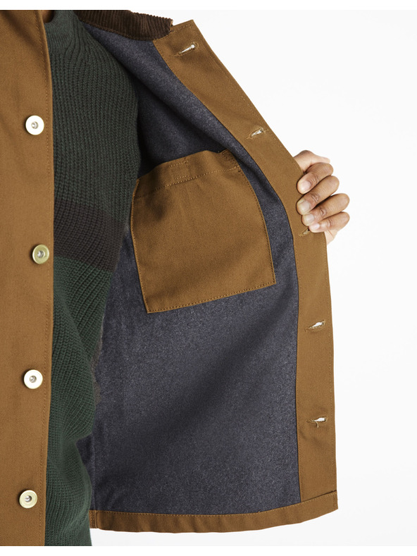 Celio Smeđa muška svijetla jakna Celio Cucanvas