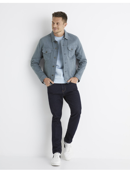 Celio Tamnoplave muške slim fit traperice Celio Bonew25t
