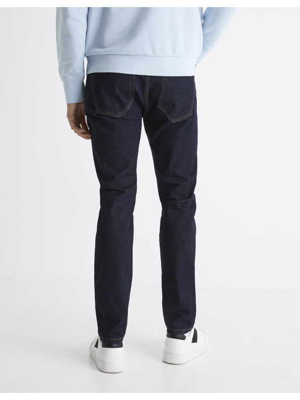Celio Tamnoplave muške slim fit traperice Celio Bonew25t