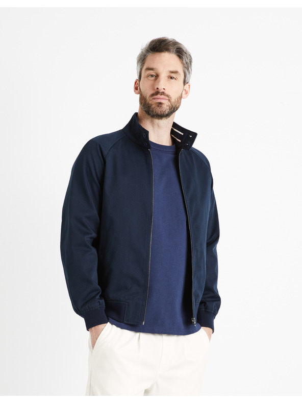 Celio Tamnoplava muška Celio Ducotone jakna na patentni zatvarač