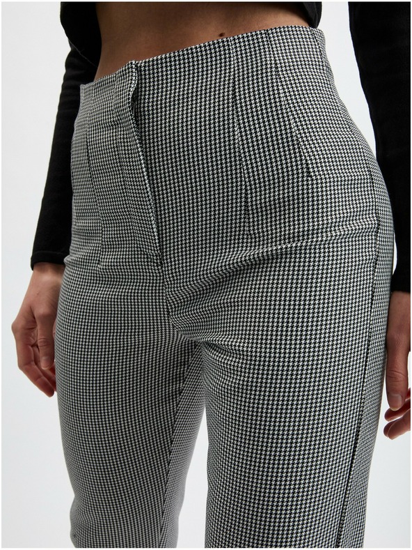 Orsay Crne ženske hlače s uzorkom ORSAY