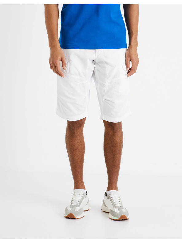 Celio Celio Bocourtbm1 bijele muške kratke hlače