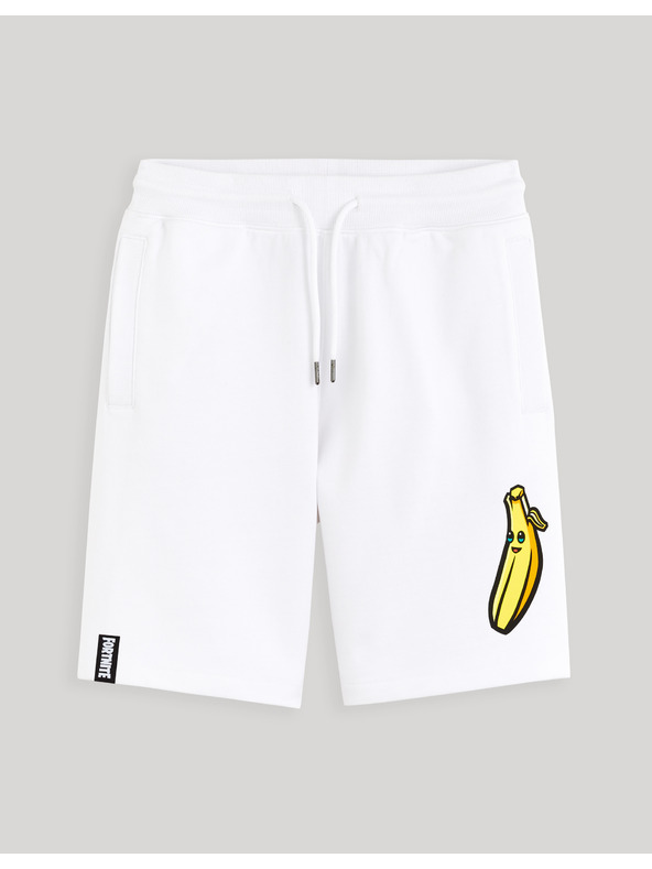 Celio Celio Fortnite bijele muške trenirke