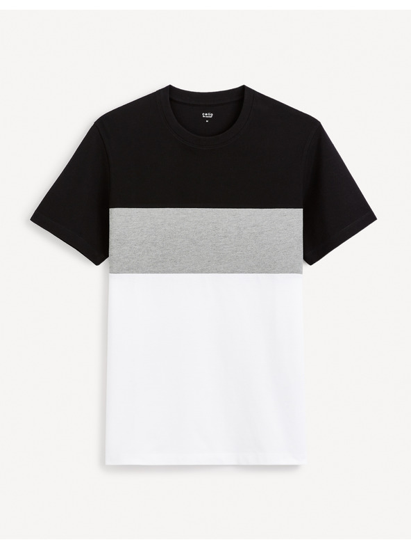 Celio Bijelo-crna Celio Febloc muška majica