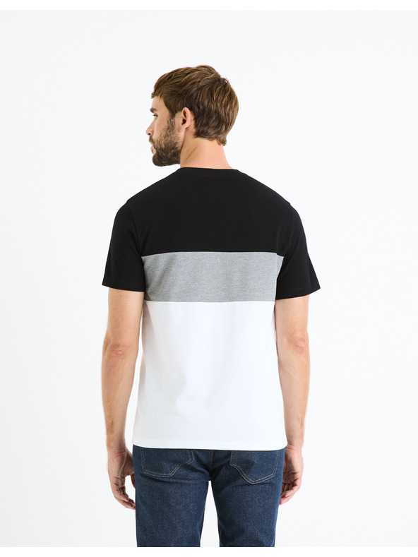 Celio Bijelo-crna Celio Febloc muška majica