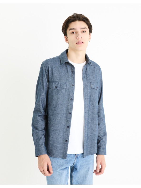 Celio Plava muška majica Celio Fadotex