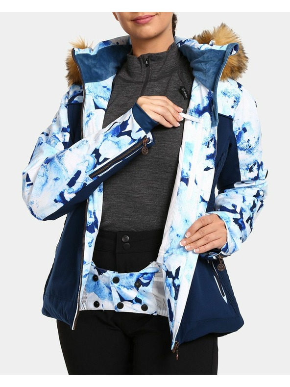 Kilpi Tamnoplava ženska grijana skijaška jakna Kilpi Lena-W