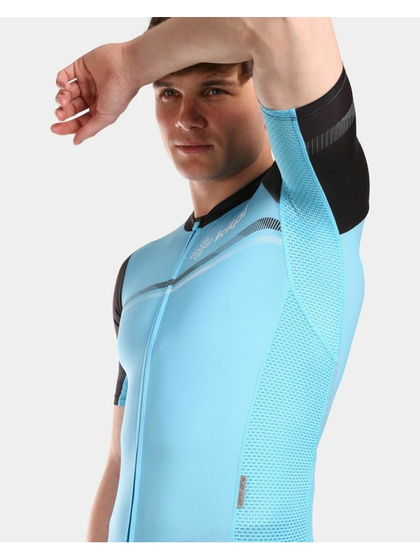 Kilpi Svijetlo plava muška sportska majica s patentnim zatvaračem Kilpi CORRIDOR