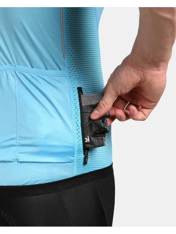 Kilpi Svijetlo plava muška sportska majica s patentnim zatvaračem Kilpi CORRIDOR