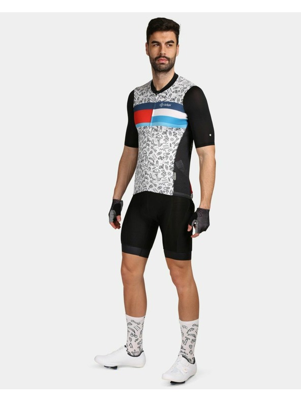 Kilpi Crno-bijela Kilpi RIVAL sportska muška majica s uzorkom