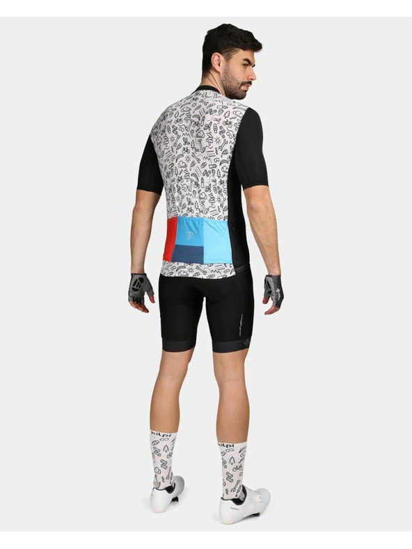 Kilpi Crno-bijela Kilpi RIVAL sportska muška majica s uzorkom