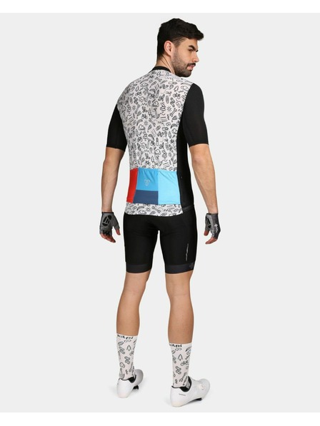 Kilpi Crno-bijela Kilpi RIVAL sportska muška majica s uzorkom