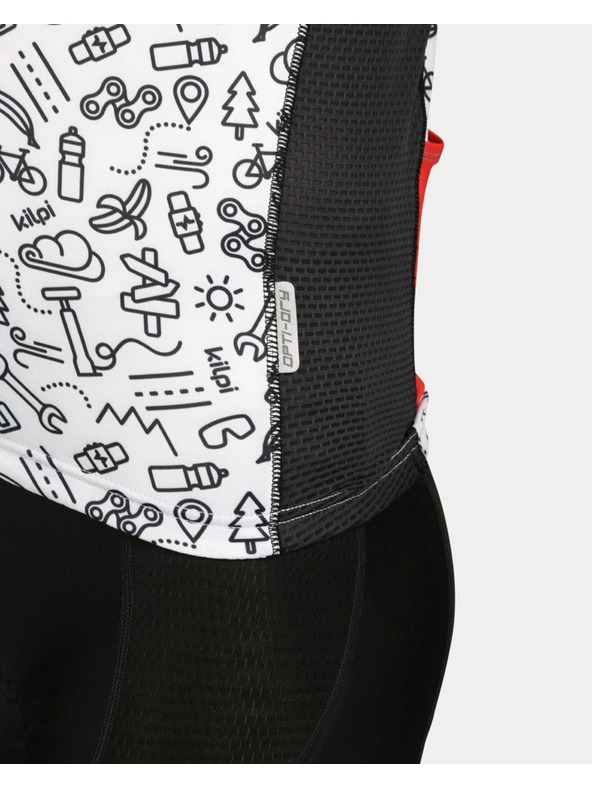 Kilpi Crno-bijela Kilpi RIVAL sportska muška majica s uzorkom