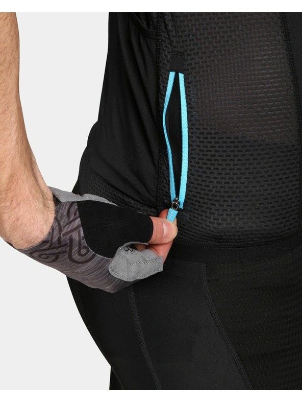 Kilpi Crna muška sportska majica s patentnim zatvaračem Kilpi PICARD