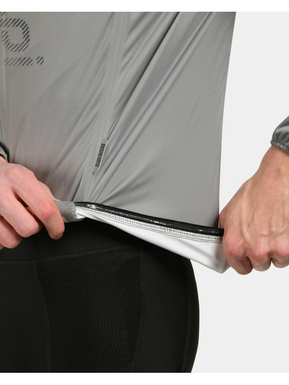 Kilpi Svijetlo siva muška biciklistička jakna Kilpi Rainar-M