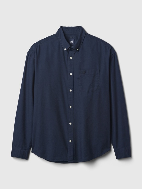 GAP Oversize oxford košulja s logom GAP