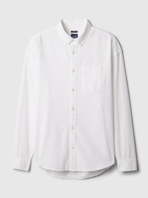 GAP Oversize oxford košulja s logom GAP