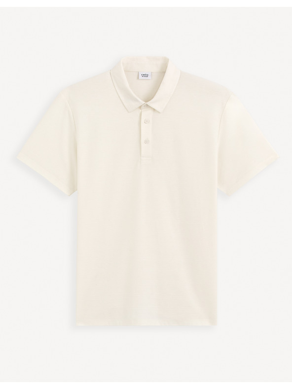 Celio Krem muška polo majica Celio Gebruma