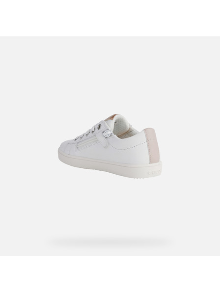 Geox Bijele djevojčinske tenisice Geox Kathe
