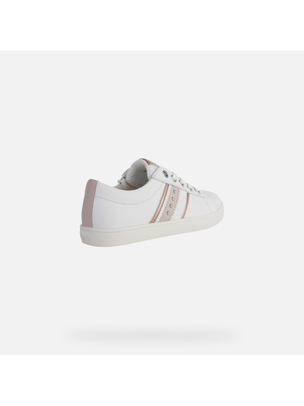 Geox Bijele djevojčinske tenisice Geox Kathe