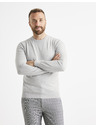 Celio Svijetlo sivi muški base džemper Celio