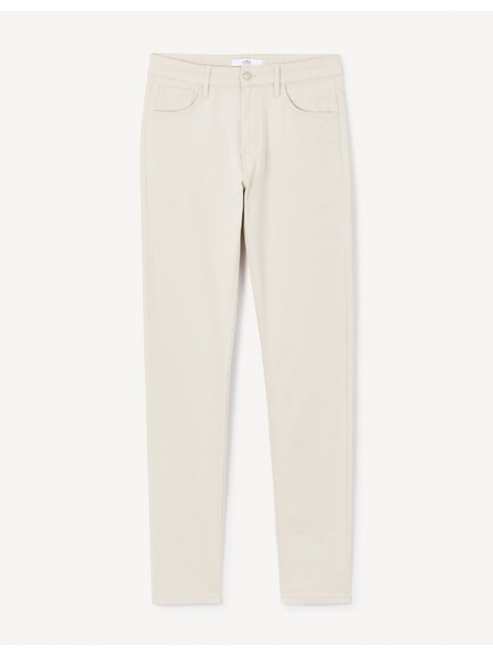 Celio Bež muške uske hlače Celio Jofive 30