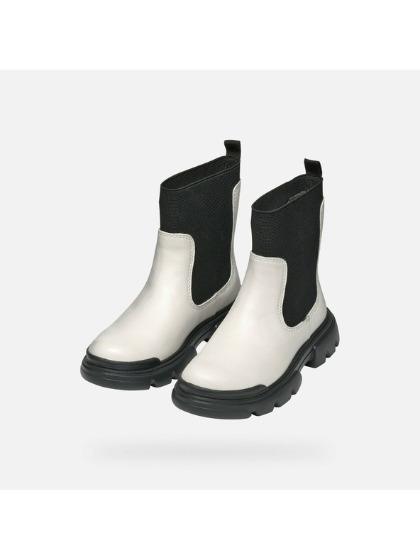 Geox Geox Junette Girl krem ​​gležnjače za djevojčice