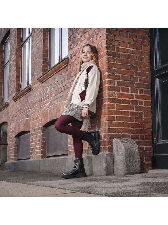 Geox Geox Maquinnerns Gležnjače za djevojčice u crnoj boji