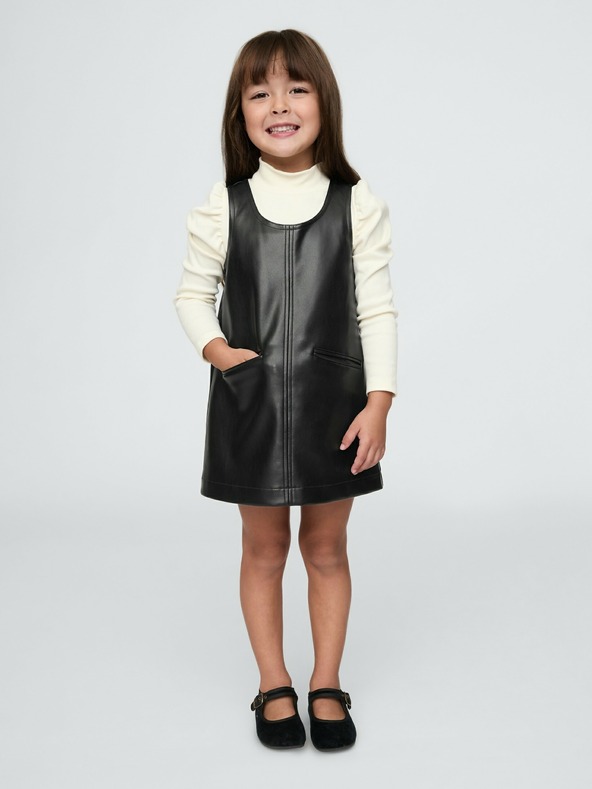 GAP GAP dječja kožna haljina