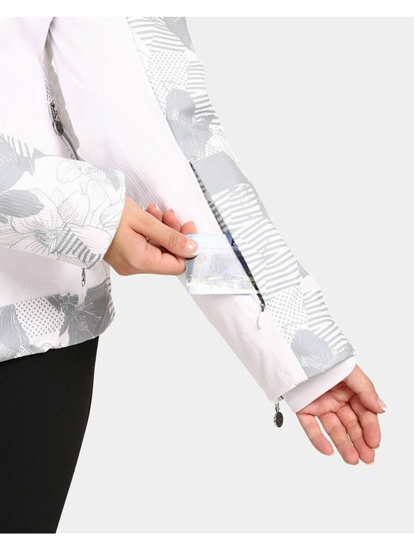 Kilpi Bijela ženska grijana skijaška jakna Kilpi Lena-W