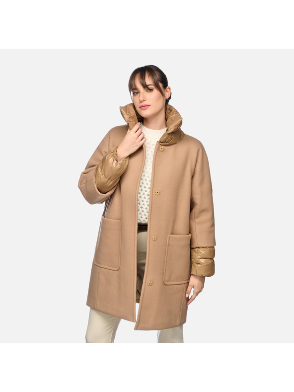 Geox Smeđi ženski kaput Geox Diamanta