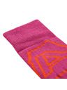 ALPINE PRO Tamno roze ženske Merino vunene čarape ALPINE PRO Phalte
