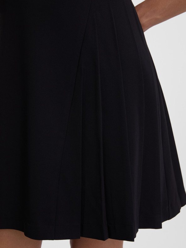 Orsay Crna ženska haljina do koljena ORSAY