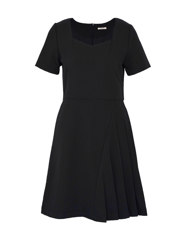 Orsay Crna ženska haljina do koljena ORSAY
