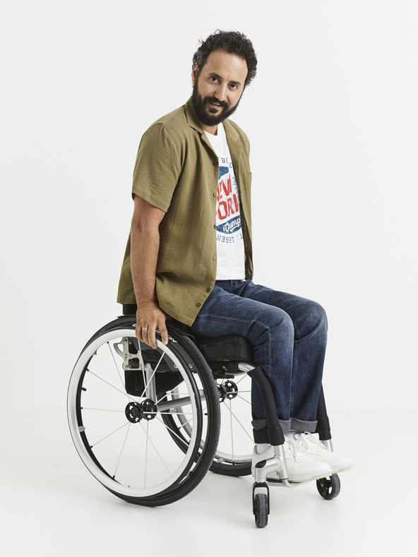 Celio Kaki muška Celio košulja s džepovima