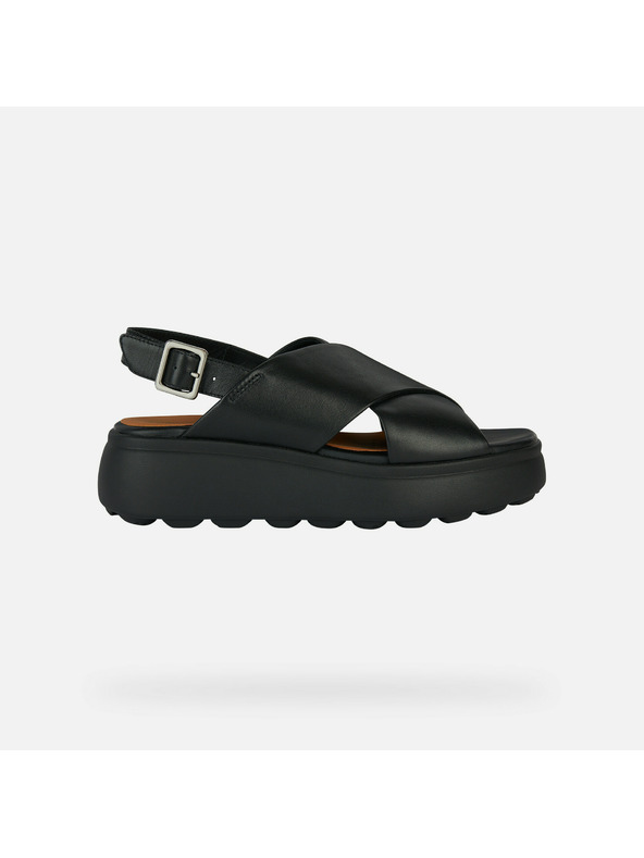 Geox Crni ženski sandali Geox Spherica EC4.1 S