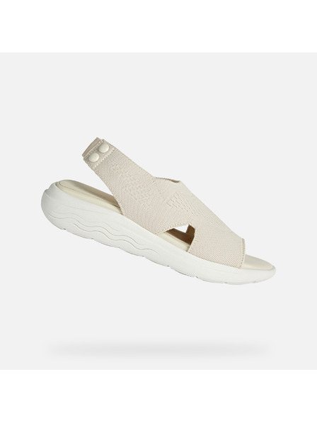 Geox Bijeli ženski sandali Geox Spherica Ec5