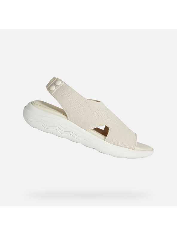 Geox Bijeli ženski sandali Geox Spherica Ec5