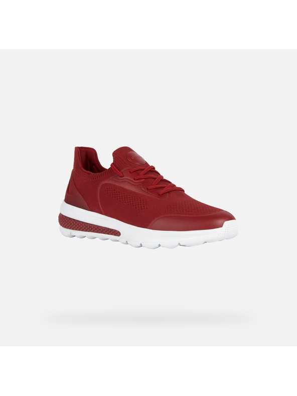 Geox Tamno crvene tenisice za muškarce Geox Spherica actif