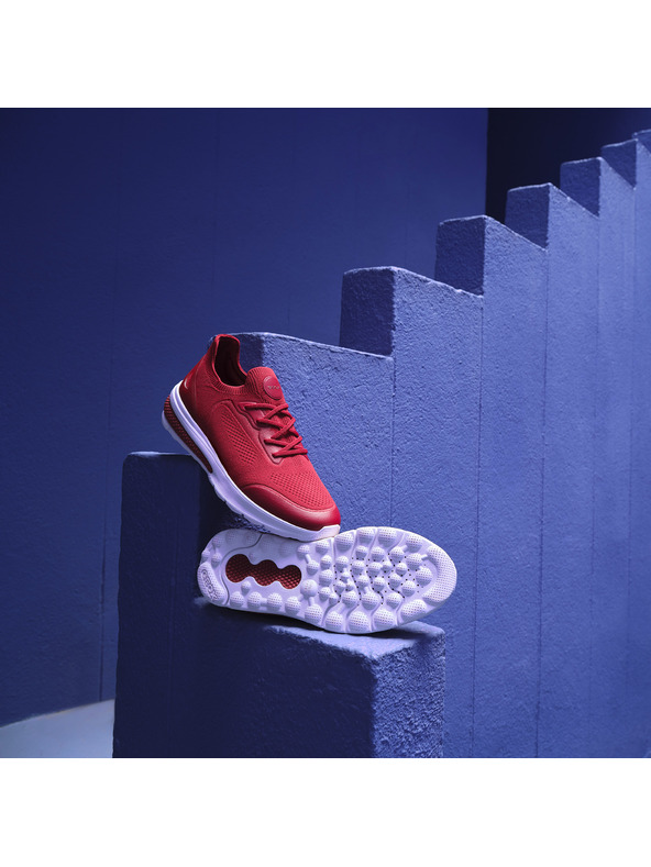 Geox Tamno crvene tenisice za muškarce Geox Spherica actif