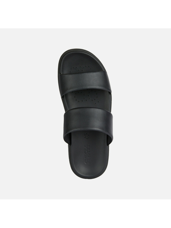 Geox Black Geox Spherica muške kožne papuče