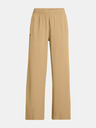 Under Armour Sportske hlače Under Armour UA Rival Wide Leg Pant-BRN