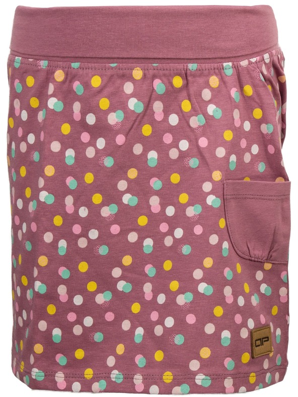 ALPINE PRO Stara roza djevojačka suknja s uzorkom Alpine Pro ASKIO