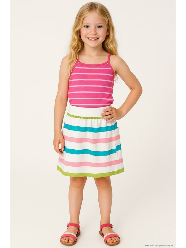 NAX Tamnoružičasta majica na pruge za djevojčice NAX Burgo